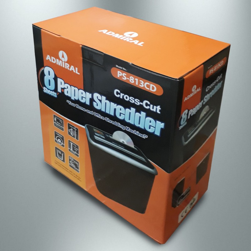 Admiral PS-813CD Cross-Cut Paper Shredder